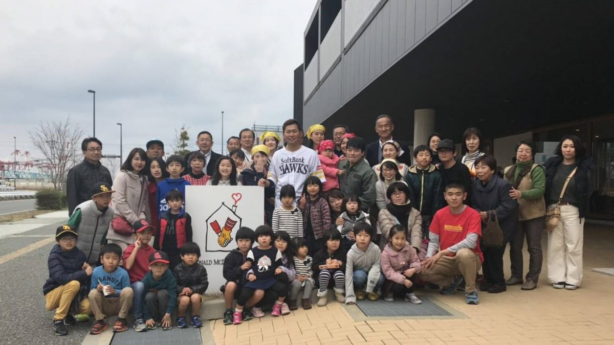 福岡ソフトバンクホークス中村晃選手インタビュー～ドナルド・マクドナルド・ハウス支援やピンクリボン啓発への思い